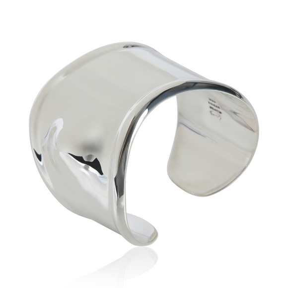 Sterling Silver Mexican Right Hand Bone Cuff Bracelet - Picture 2 of 4